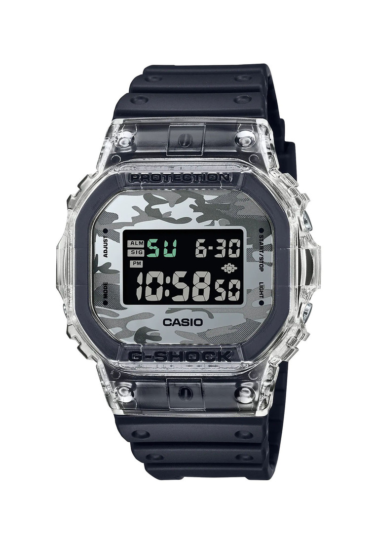 Casio G-Shock Men's Digital Watch DW-5600SKC-1 NEO UTILITY Series Black Resin Band Sports Watch for mens