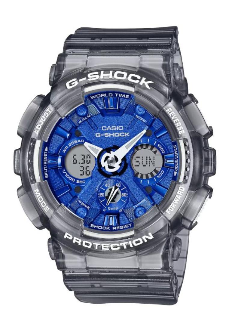 G-SHOCK Casio G-Shock GMA-S120TB-8A Women's Analog-Digital Watch with Grey Resin Band