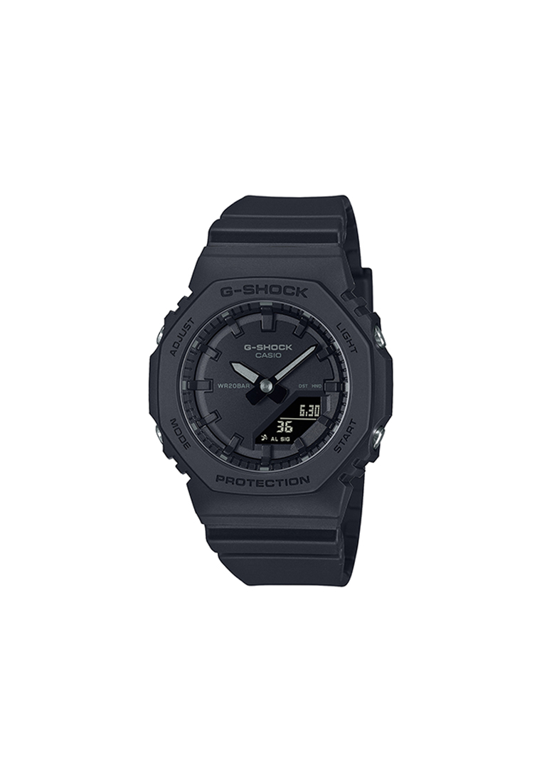 Casio G-Shock Women Analog-Digital Watch GMA-P2100BB-1A Black Resin Strap