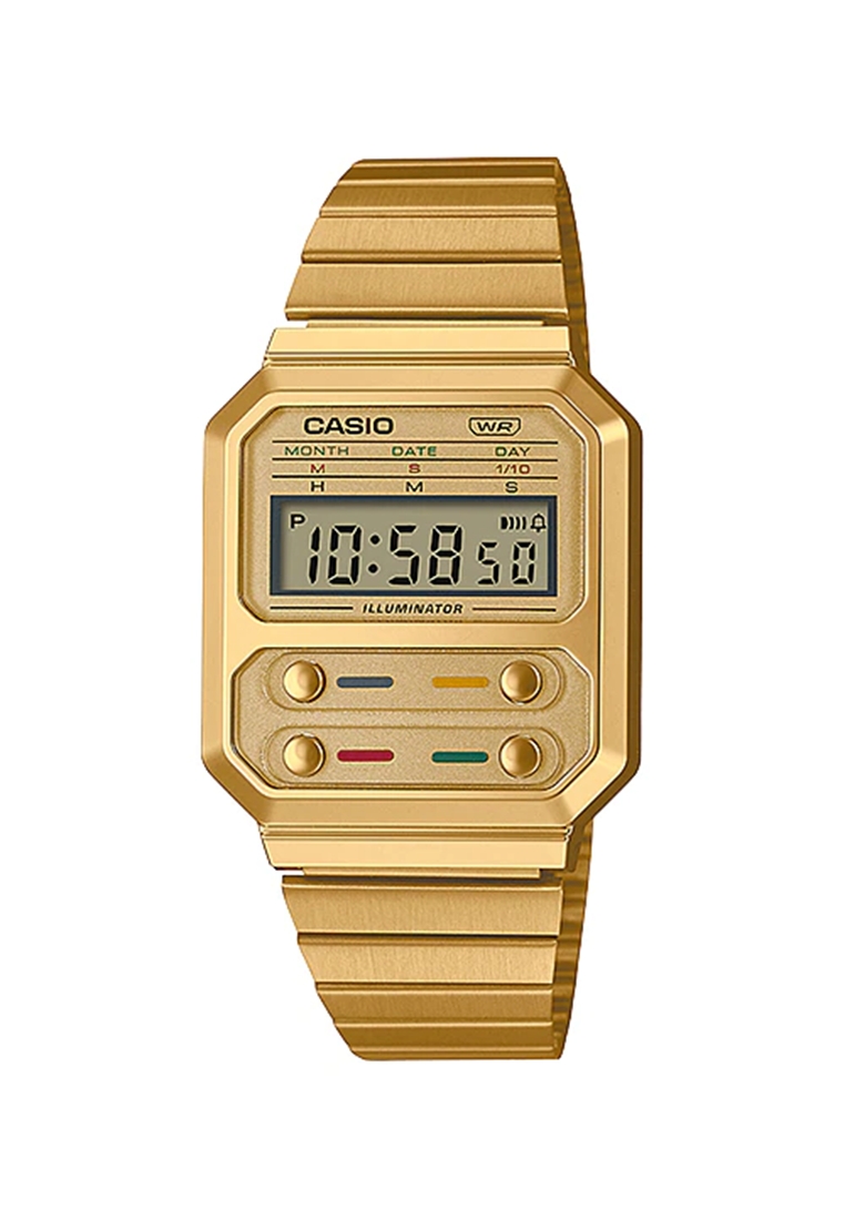 G-Shock Casio Vintage Digital Watch (A100WEG-9A)