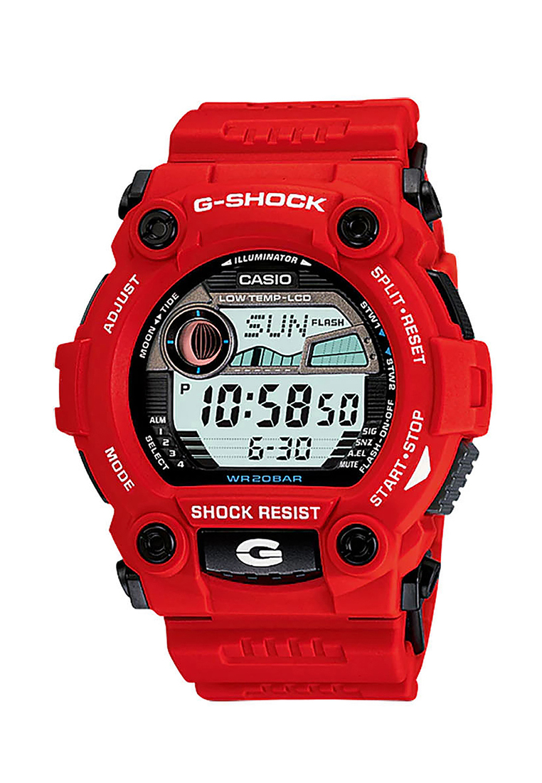 Casio G-Shock Men's Digital G-7900A-4 Red Resin Band Sport Watch