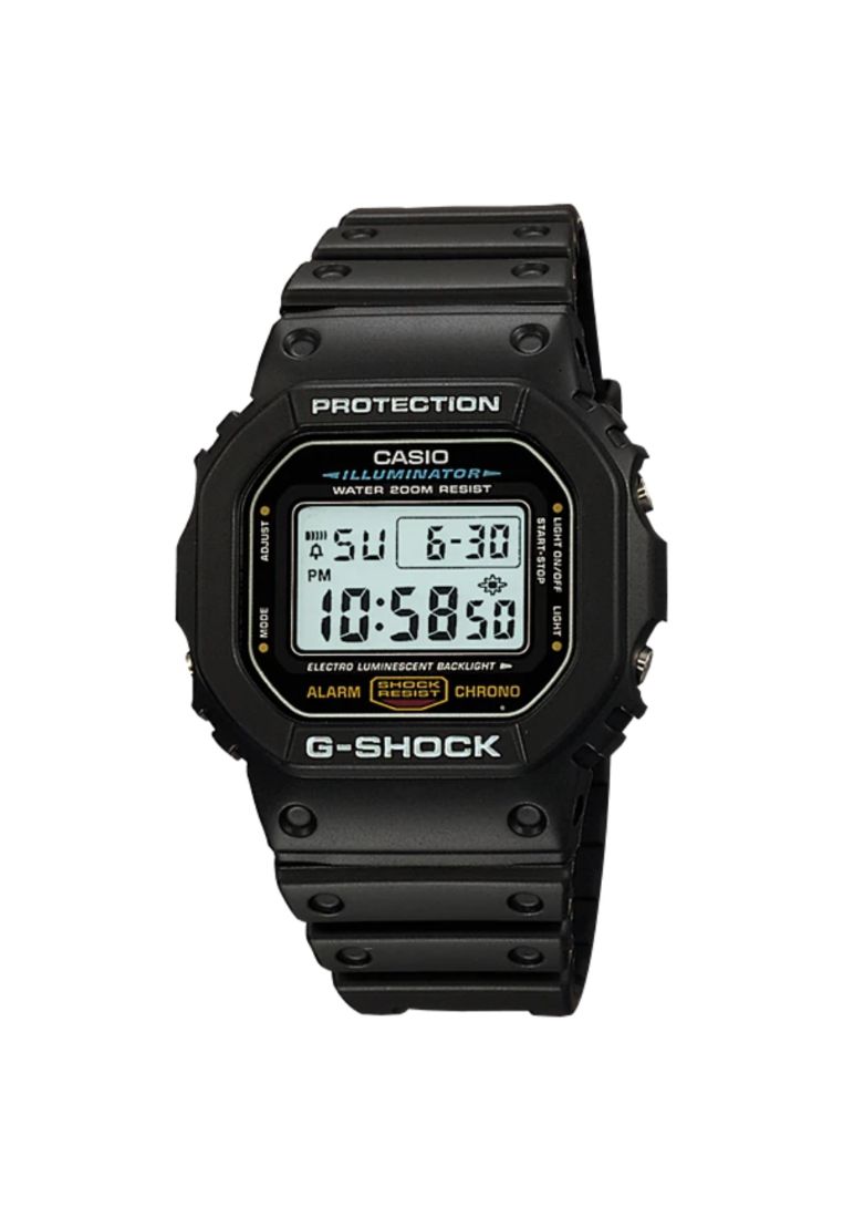 G-SHOCK Casio G-Shock Men's Digital Watch DW-5600E-1V Black Resin Band Sports Watch