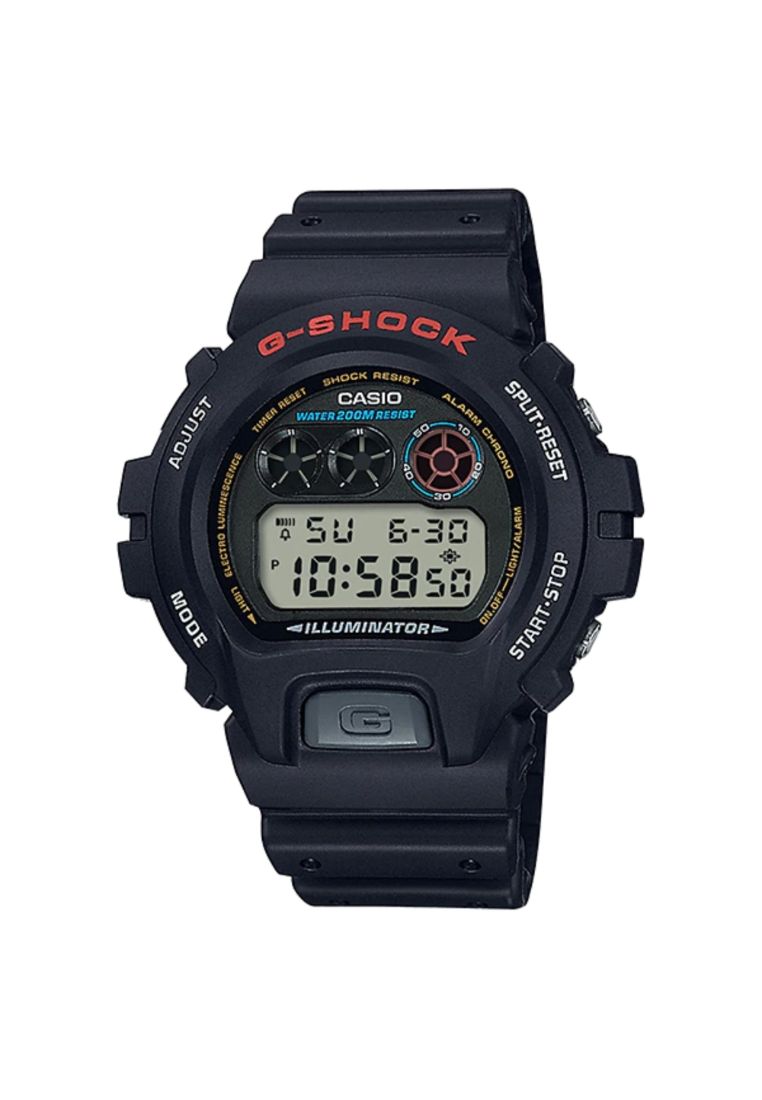 G-SHOCK Casio G-Shock Men's Digital Watch DW-6900-1V Black Resin Band Sports Watch