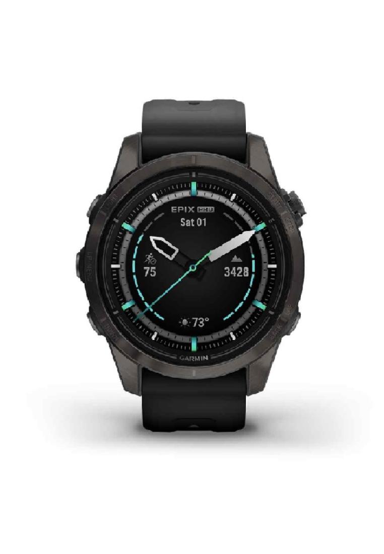 GARMIN Garmin Epix Pro (Gen2) Black Silicone Unisex Smartwatch GM-010-02802-37
