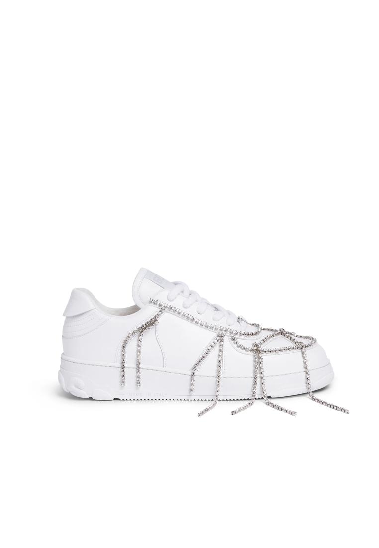 Gcds Crystal Embellished Sneakers - GCDS - White