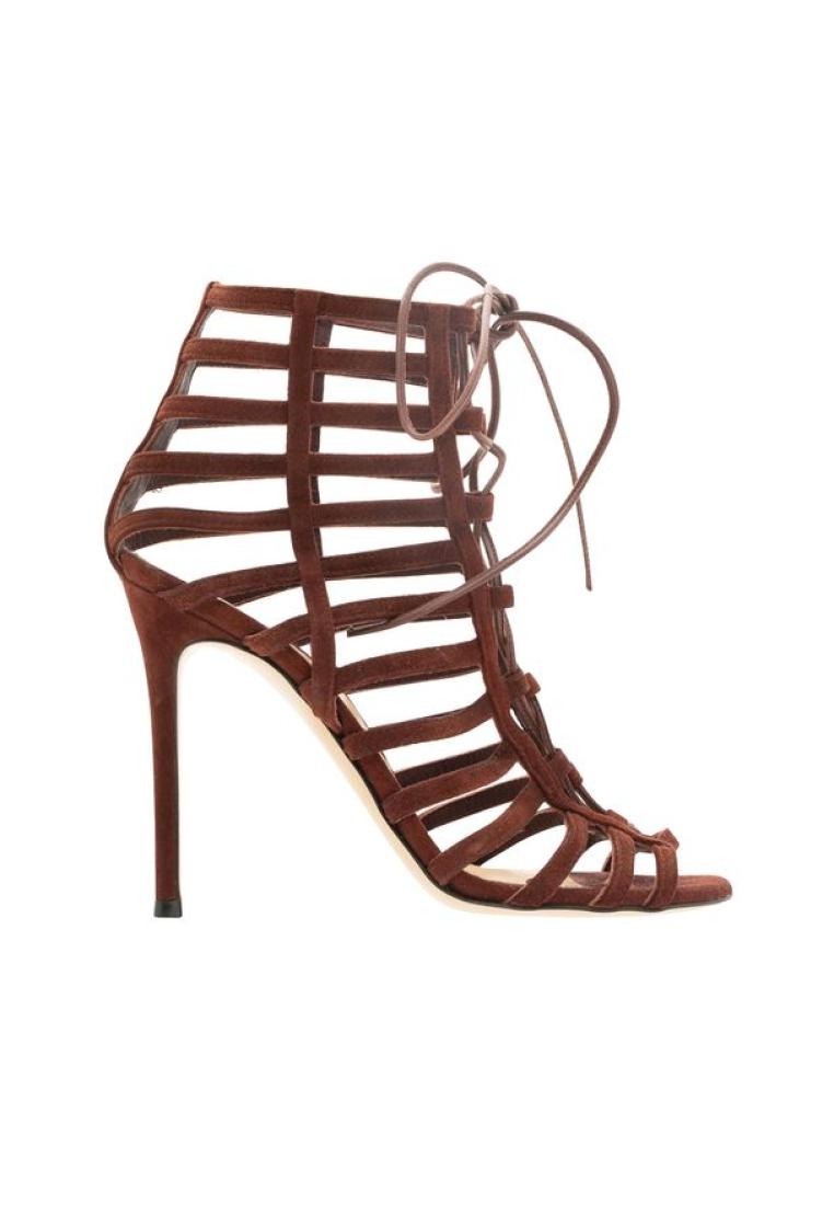 Gianvito Rossi Pre-Loved GIANVITO ROSSI Lace Up Caged Gladiator Heel