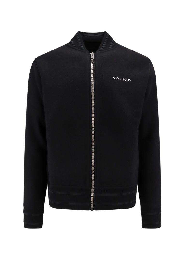 Givenchy Wool sweatshirt with back 4G logo - GIVENCHY - Black