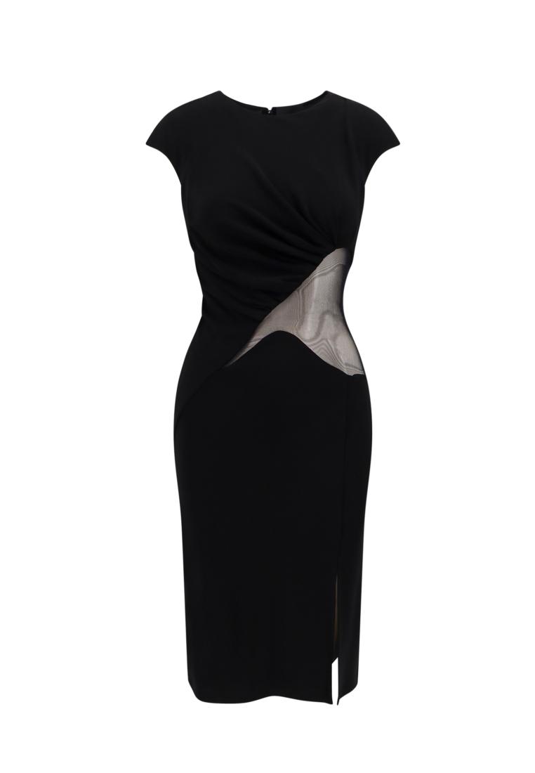 Givenchy Viscose dress with 4G mesh insert - GIVENCHY - Black
