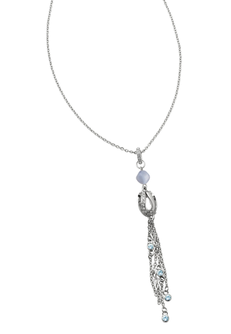 Goessele Göessele 甜心: 銀色，水鑽，德國造琉璃珠，水晶珠子，吊墜項鏈 VP20117