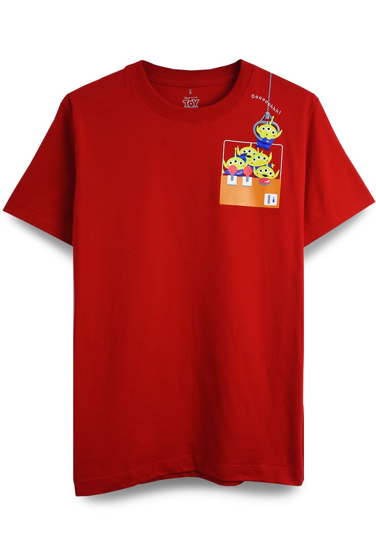 GOLDWOOD 迪士尼玩具故事爪機器T恤 - 紅色