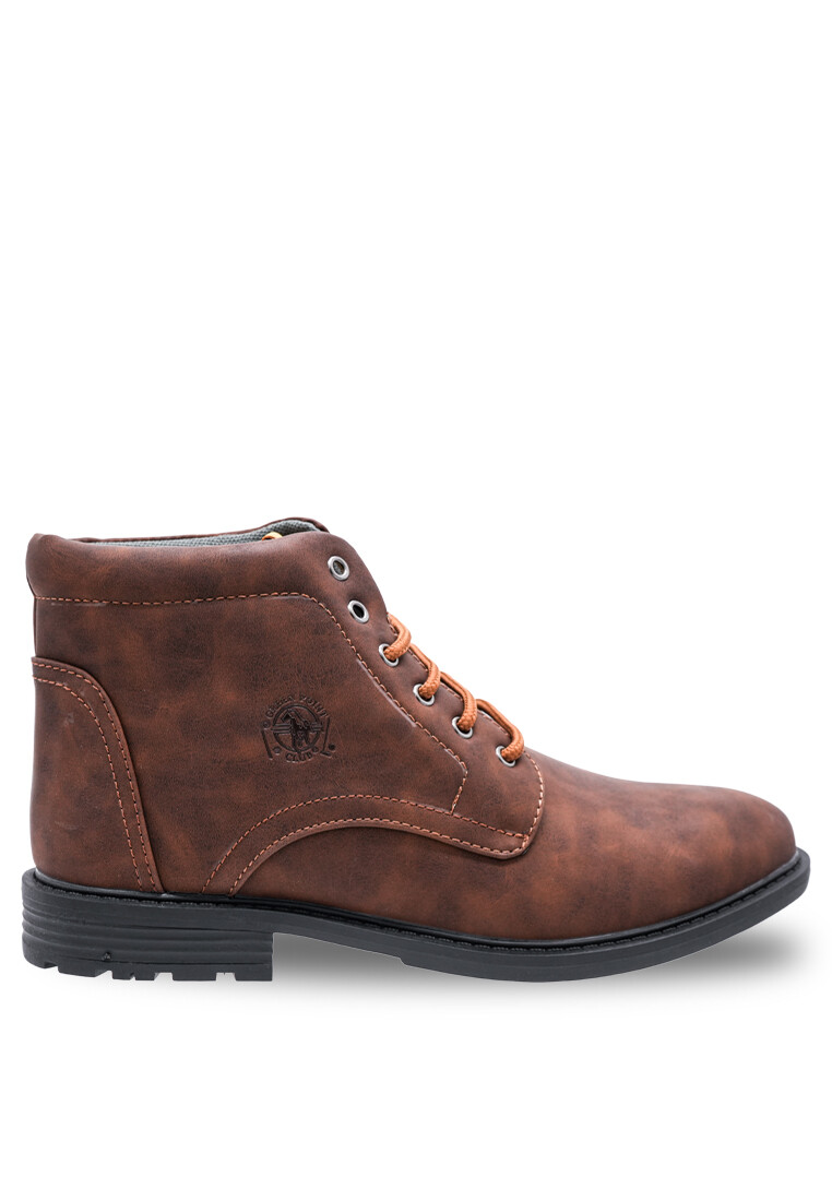 Green Point Club High Lace Up Boots