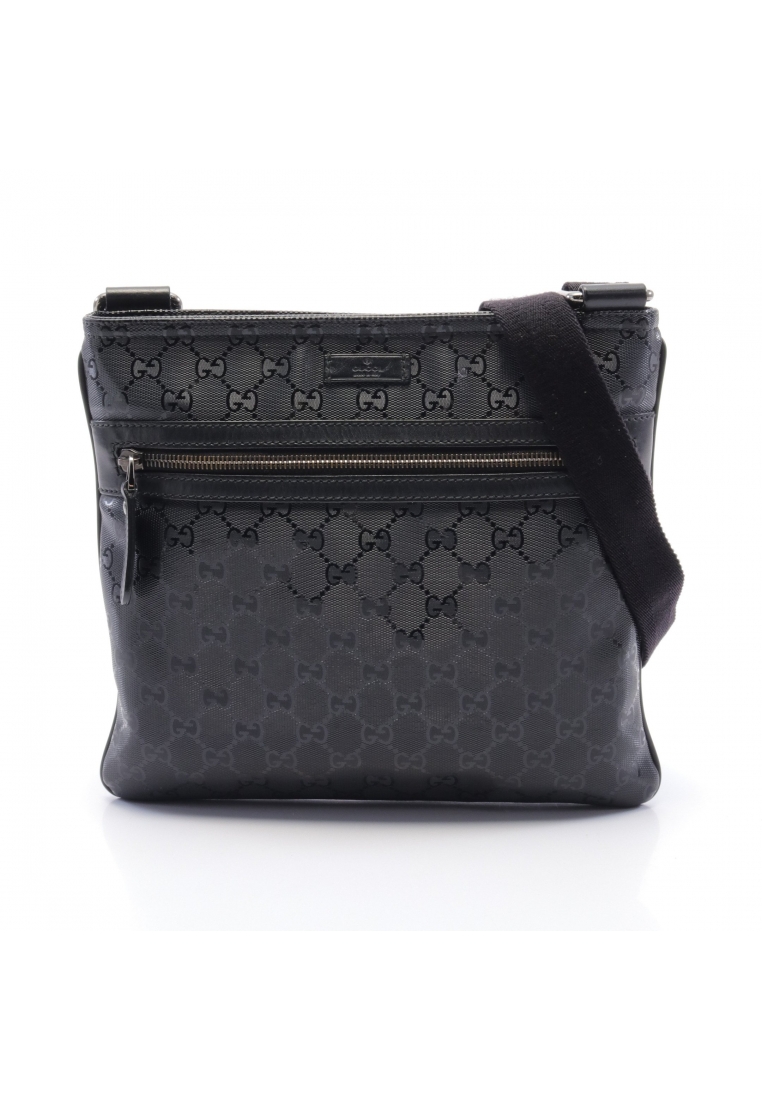 Gucci 二奢 Pre-loved GUCCI GG Imprime Shoulder bag PVC leather black