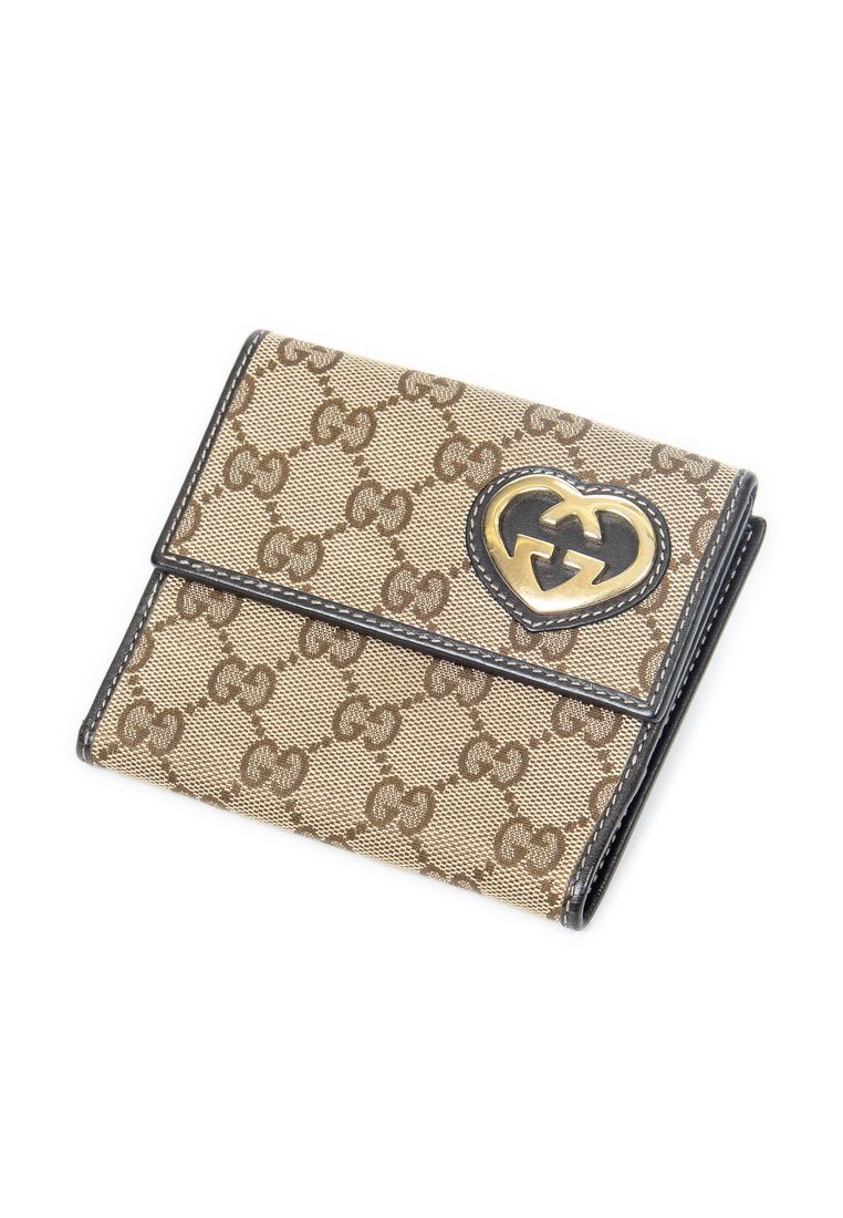 Gucci Pre-Loved Heart Compact Bifold Wallet