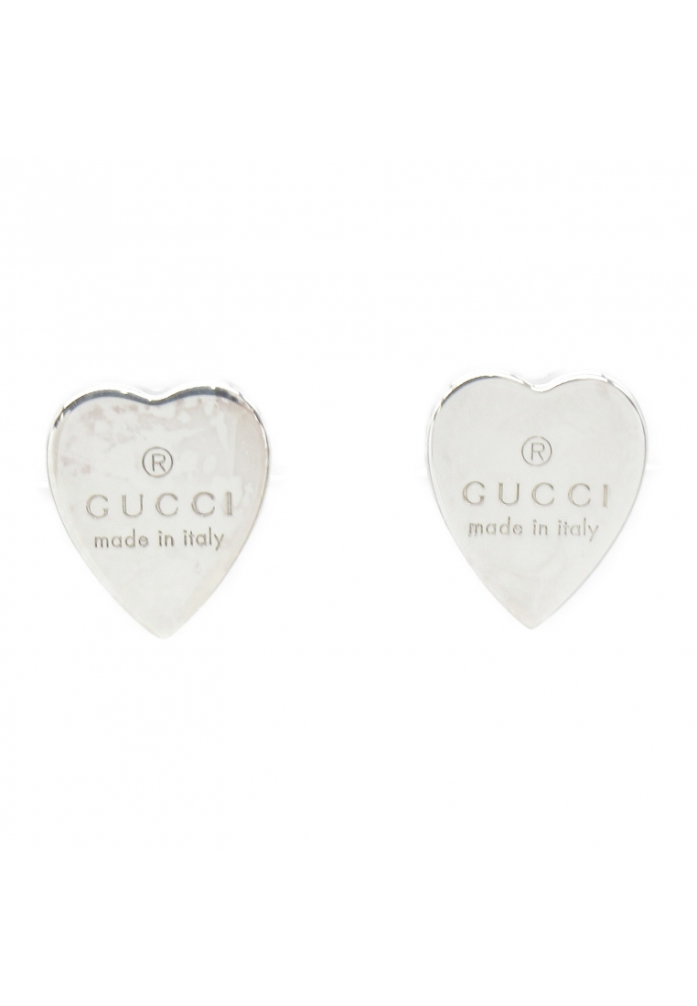 二奢 Pre-loved Gucci Heart symbol earrings earrings 925 Silver Silver