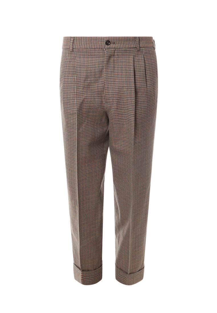 Gucci Madras wool trouser - GUCCI - Brown