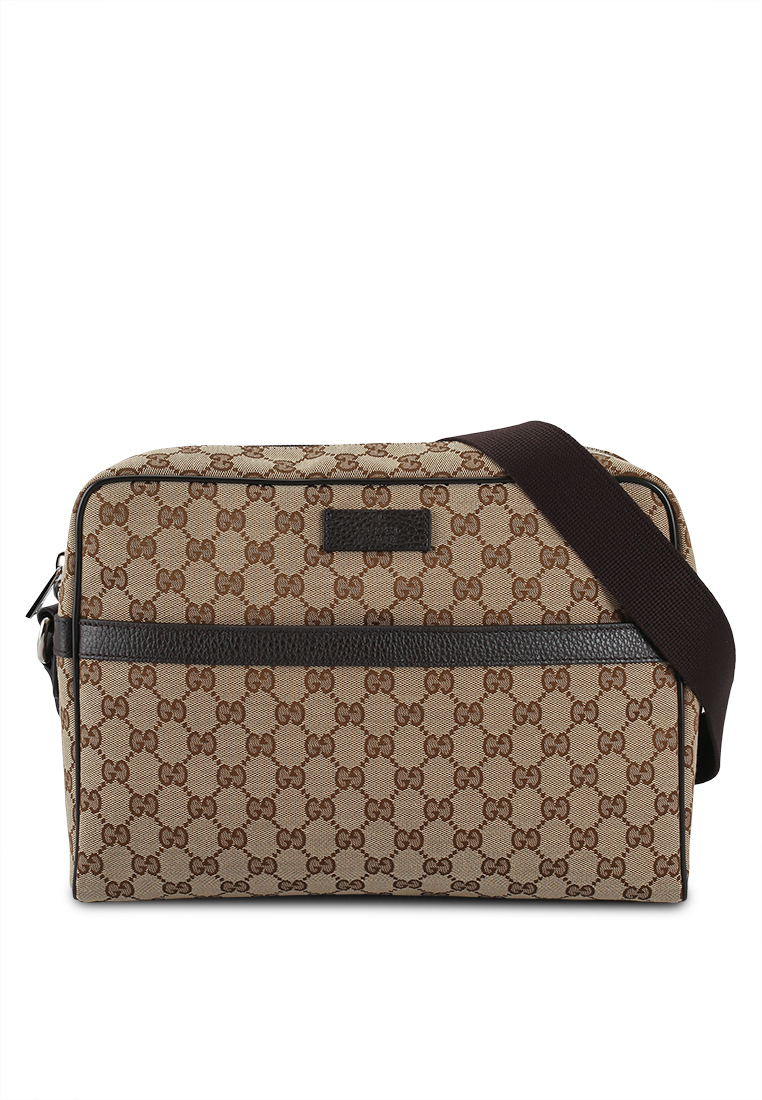 Gucci GG Canvas Crossbody Messenger Bag (nt)