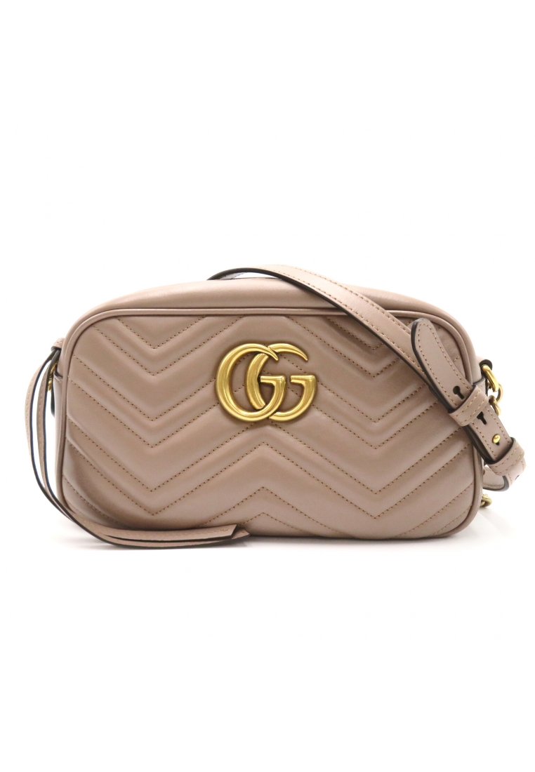 二奢 Pre-loved Gucci GG Marmont Shoulder bag Shoulder bag leather beige