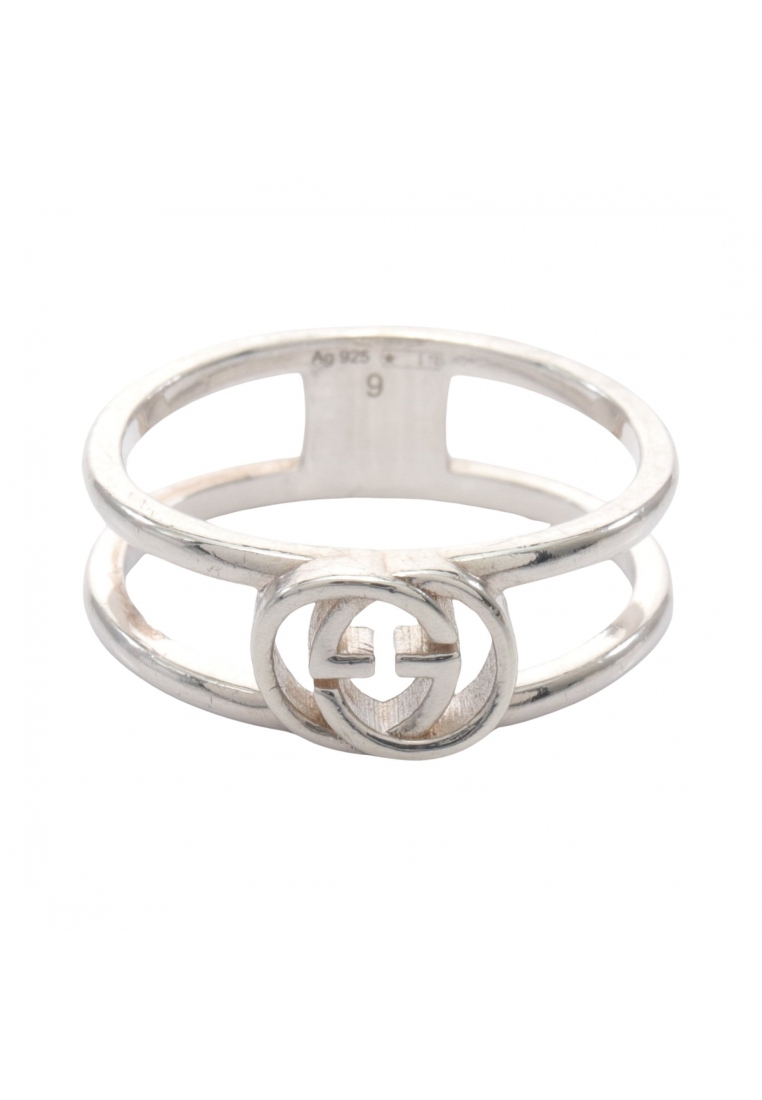 二奢 Pre-loved Gucci Interlocking G ring ring SV925 Silver