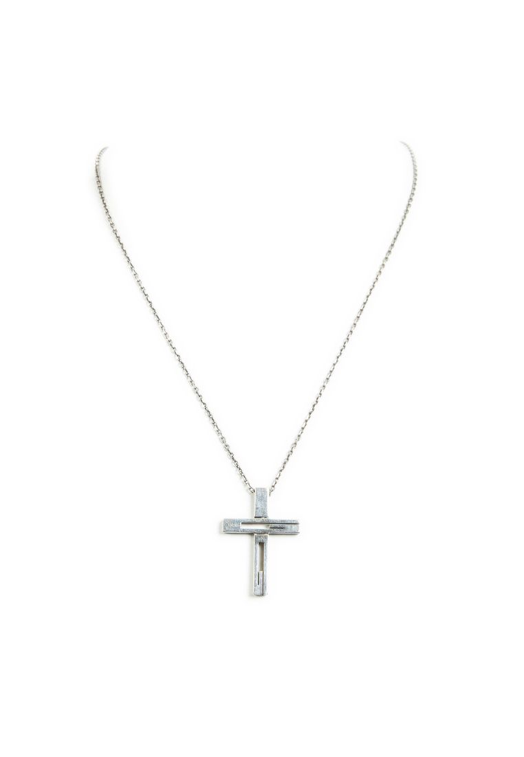 Gucci Pre-Loved Cross Pendant Necklace