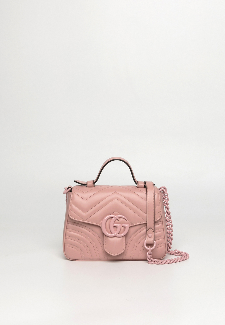 Gucci Gg Marmont Mini Top Handle Bag 鏈條袋/斜揹袋