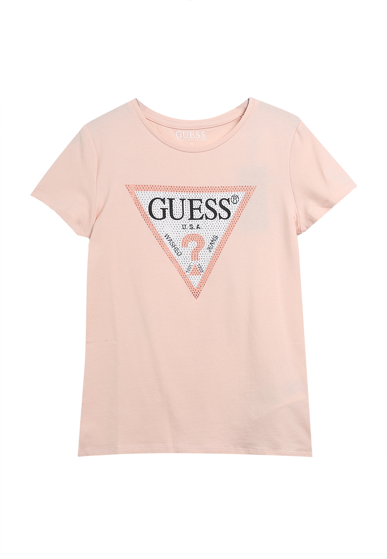 Guess Gems Logo Short Sleeve T-Shirt