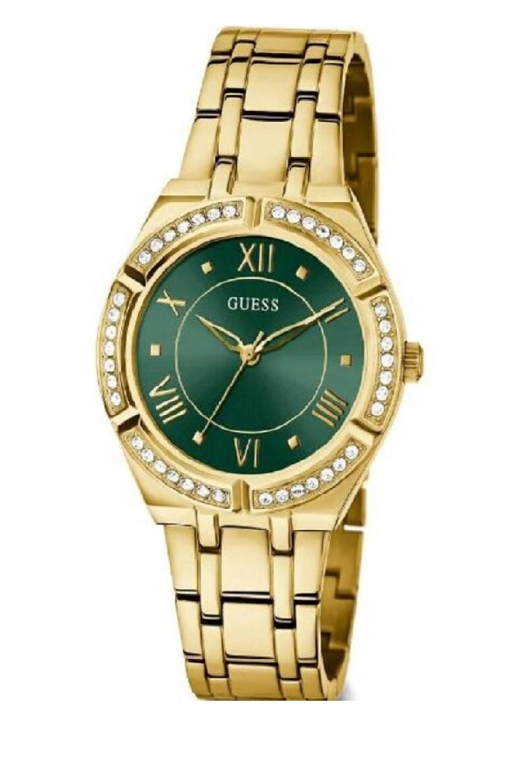 Guess Gold Tone Stainless Steel Women's Analog Watch GW0033L8