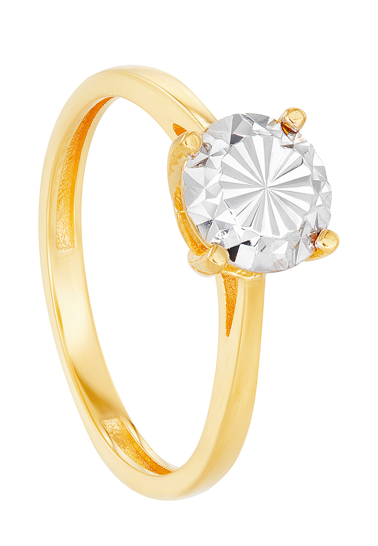 HABIB Oro Italia 916 Aurelia Yellow and White Gold Ring GR47201021(YW)-BI