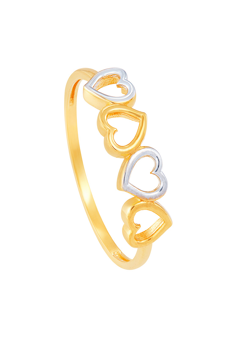 HABIB Oro Italia 916 Yellow and White Gold Ring GR50000523(YW)-BI