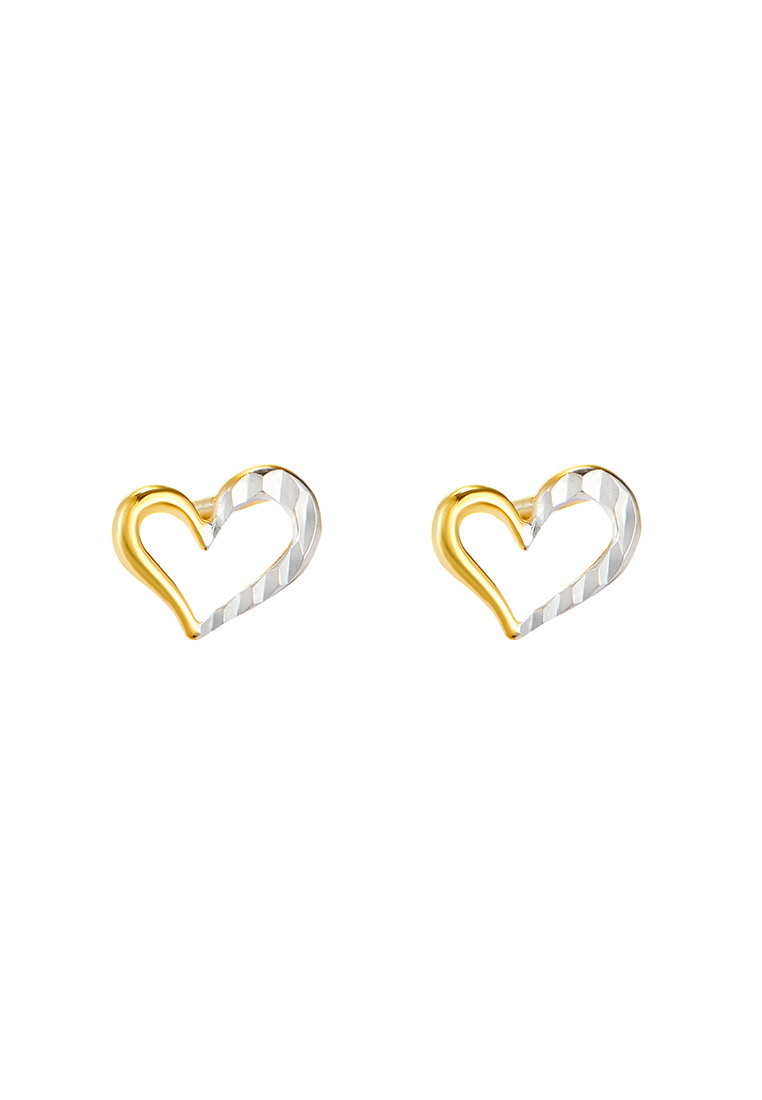 HABIB Oro Italia 916 Yellow and White Gold Earring GE71580720-BI