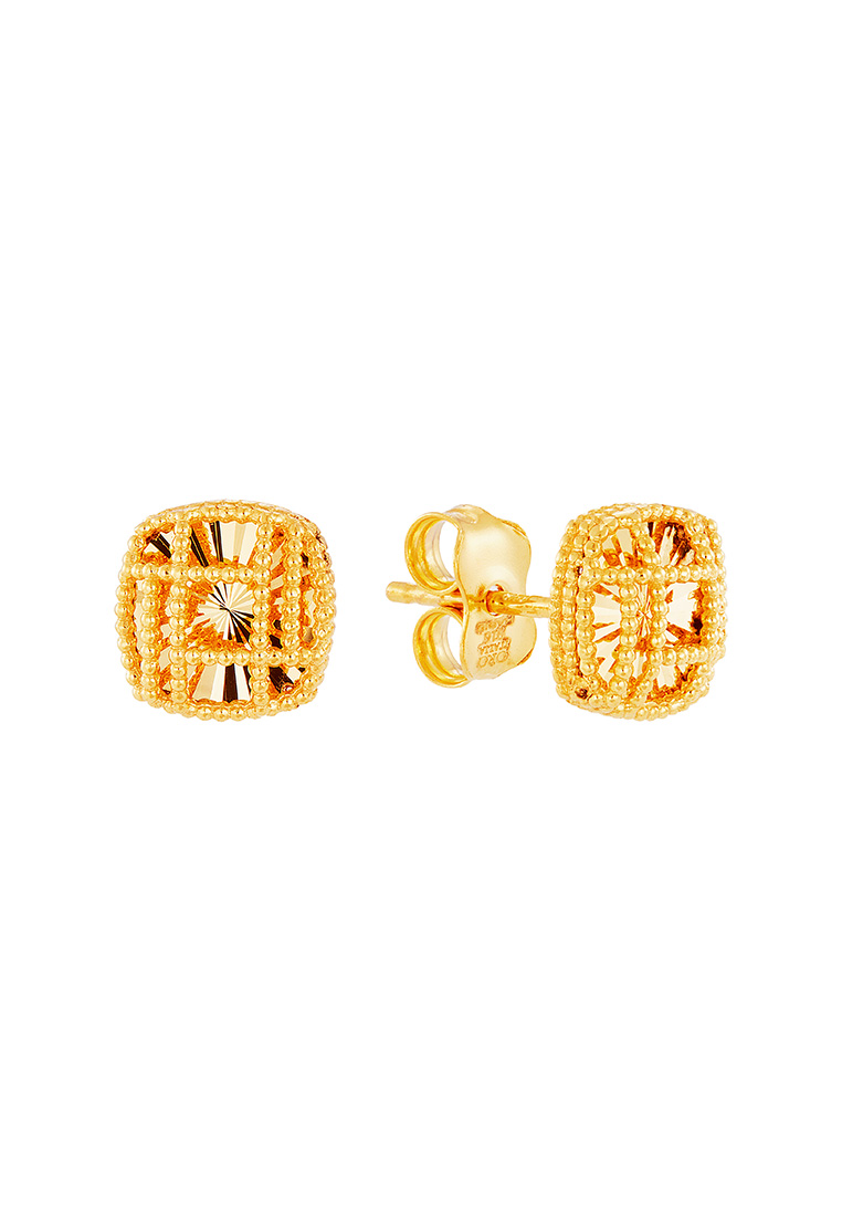 HABIB Oro Italia 916 Yellow Gold Earrings GE74861123