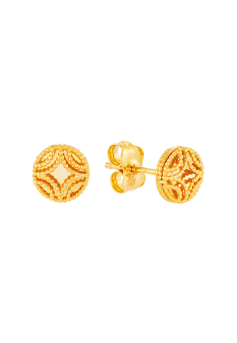 HABIB Oro Italia 916 Yellow Gold Earrings GE74881123