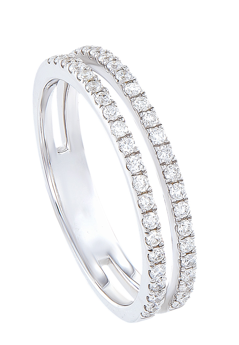HABIB Luciano Double Row White Diamond Ring