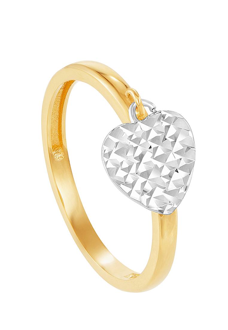 HABIB Oro Italia Amore Tinuviel White and Yellow Gold Ring, 916 Gold