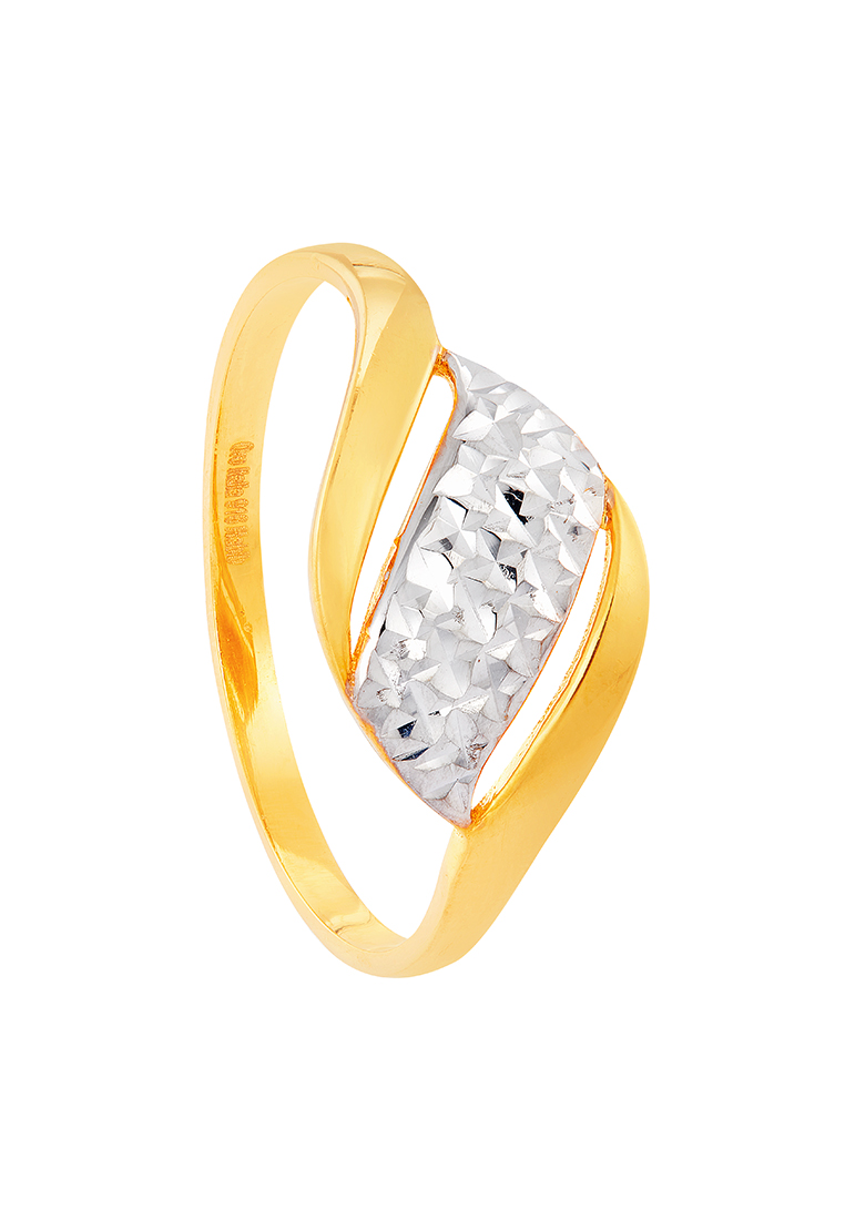 HABIB Oro Italia 916 Yellow and White Gold Ring GR53401223(YW)-BI