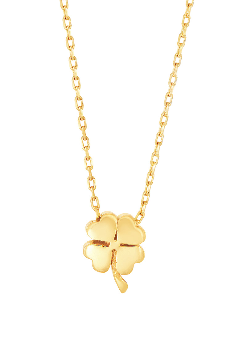 HABIB Oro Italia 916 Yellow Gold Necklace (Clover) GC28220922