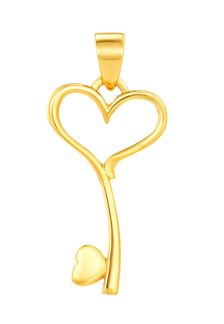 HABIB Oro Italia Key To My Heart Gold Pendant, 916 Gold