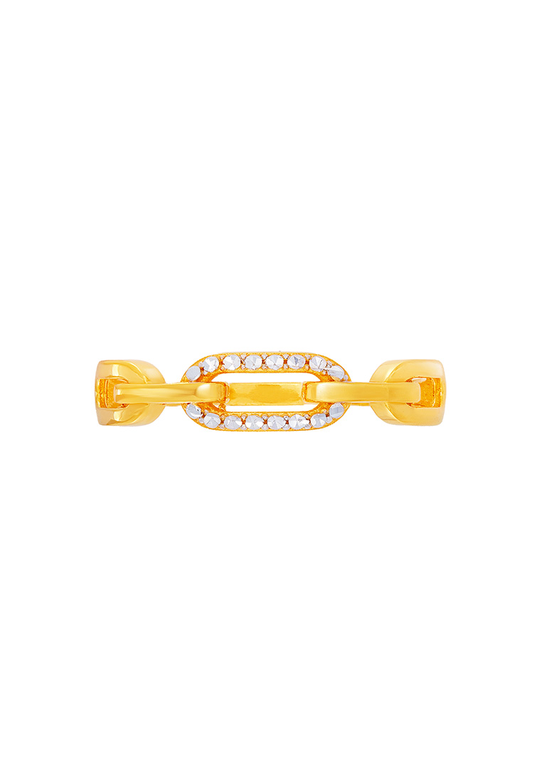 HABIB Oro Italia 916 Yellow and White Gold Ring GR50430623(YW)-BI