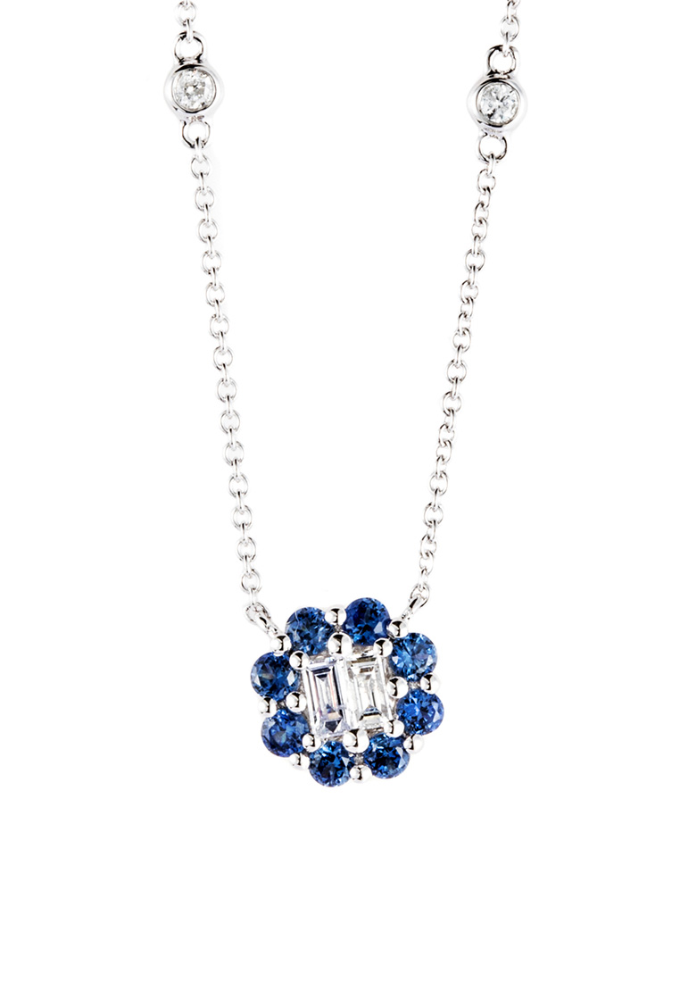 HABIB Augustus Blue Sapphire Diamond Necklace