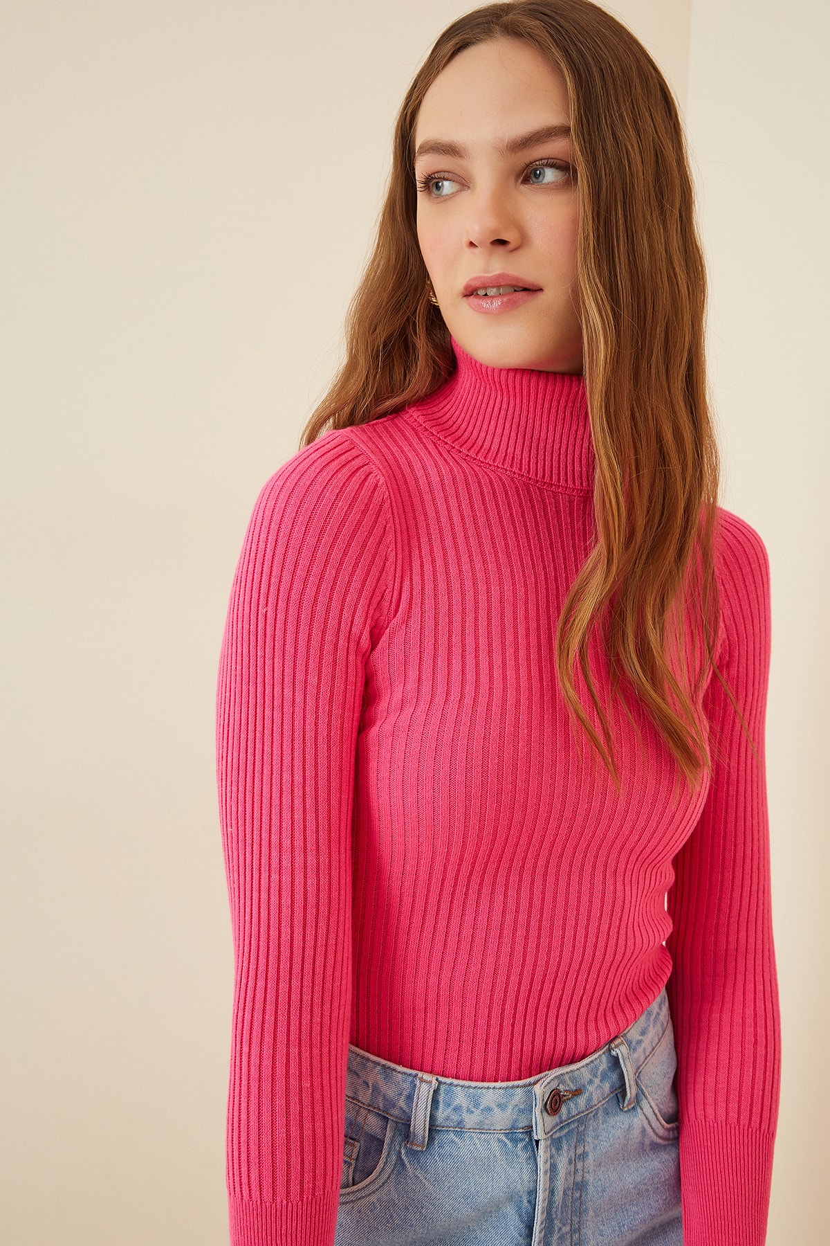 Happiness Istanbul Corduroy Lycra Sweater