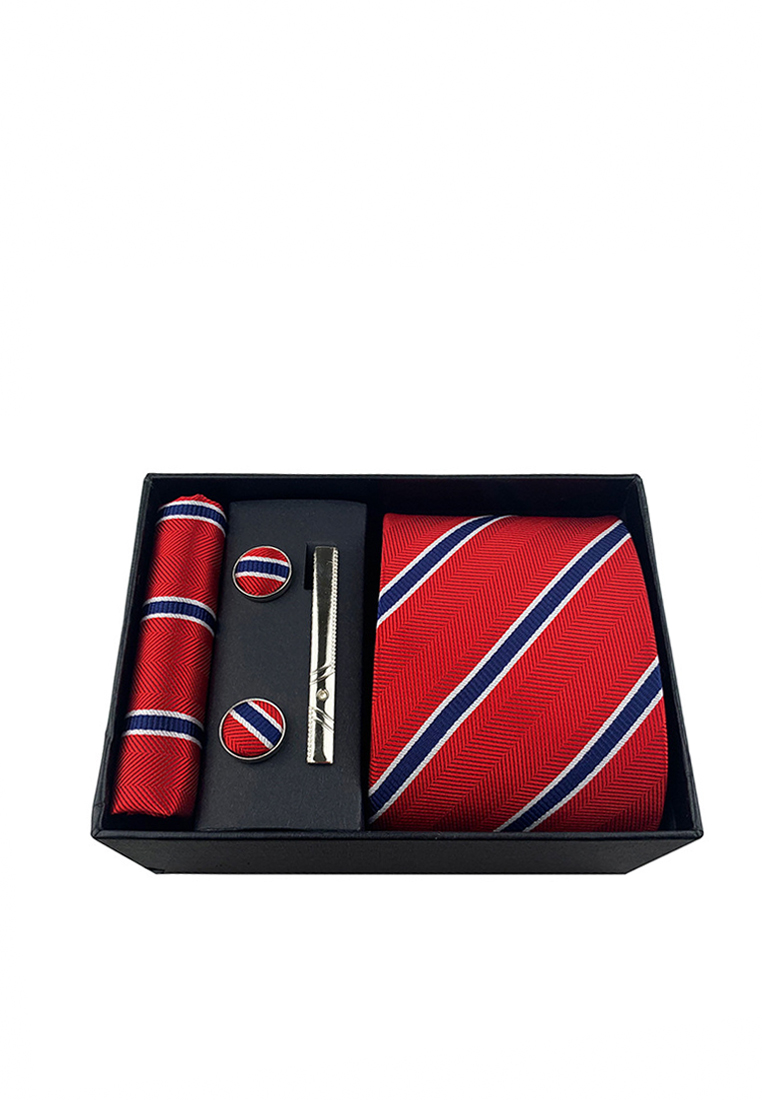 HAPPY FRIDAYS 男士商務領帶口袋巾袖扣組合禮盒 YFS-HHB01