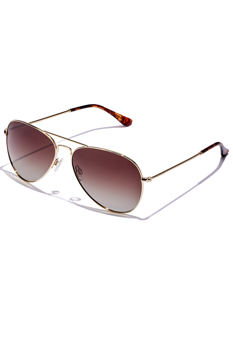 Hawkers HAWKERS Hawk Polarized Gold Brown Sunglasses For Men And Women, Unisex. Official Product Designed In Spain