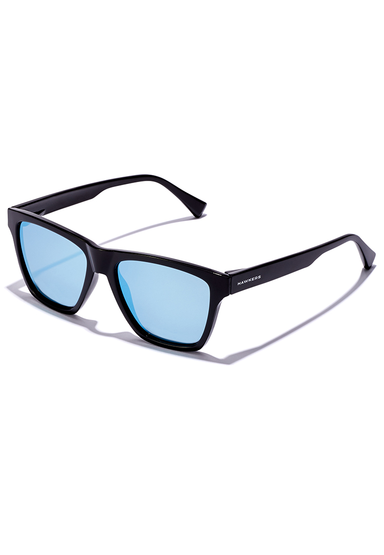 Hawkers HAWKERS One Ls Rodeo Polarized Black Chrome Sunglasses For Men And Women, Unisex. Official Product Designed In Spain