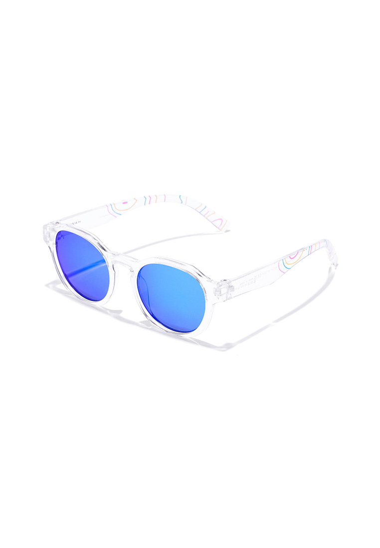 Hawkers HAWKERS Polarized Crystal Blue Warwick Kids Sunglasses For Boys And Girls, Unisex. Official Product Designed In Spain