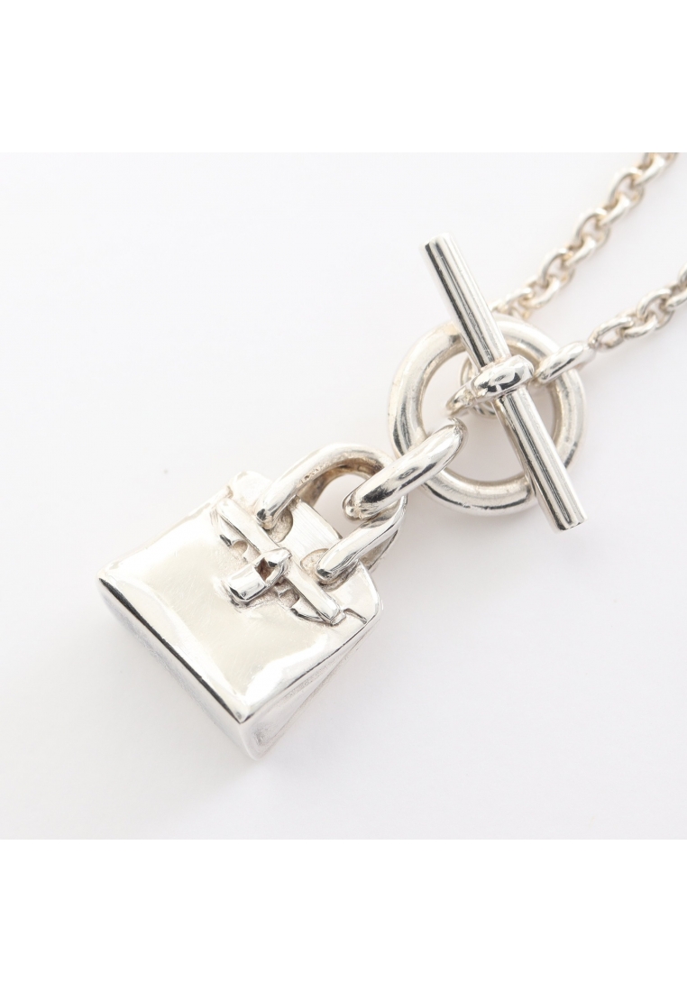 二奢 Pre-loved Hermès amulet birkin necklace SV925 Silver