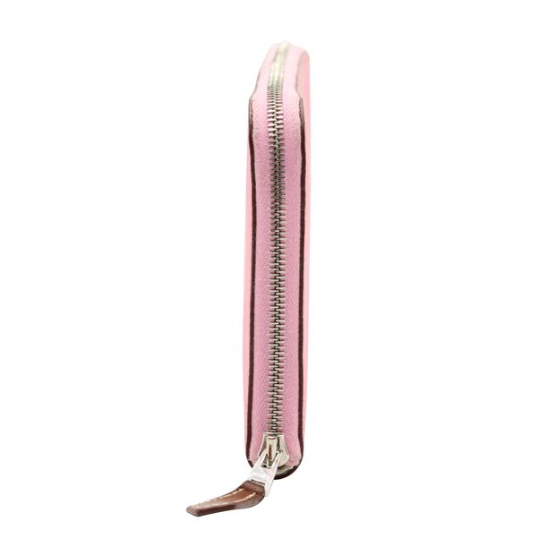 Pre-Loved Hermès Pink Silk'In Classique Long Wallet