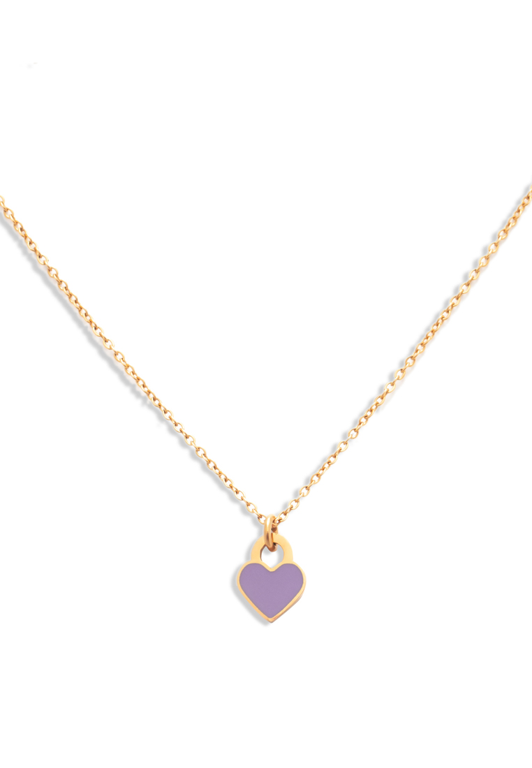 Hey Harper Iris Purple Necklace
