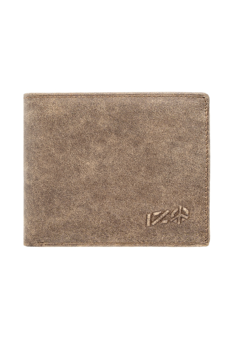 IZO Top Grain Leather Bi-Fold RFID Blocking Wallet For Men IWB 21151