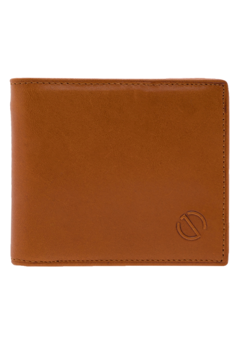 Jack Studio Vegetable Tanned Leather RFID Bifold Coin Wallet JWC 31051