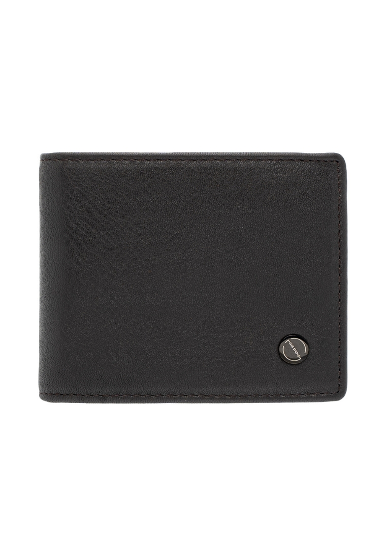 Jack Studio Men's Grain Leather Flip ID Coin Bifold Wallet JWC 20158