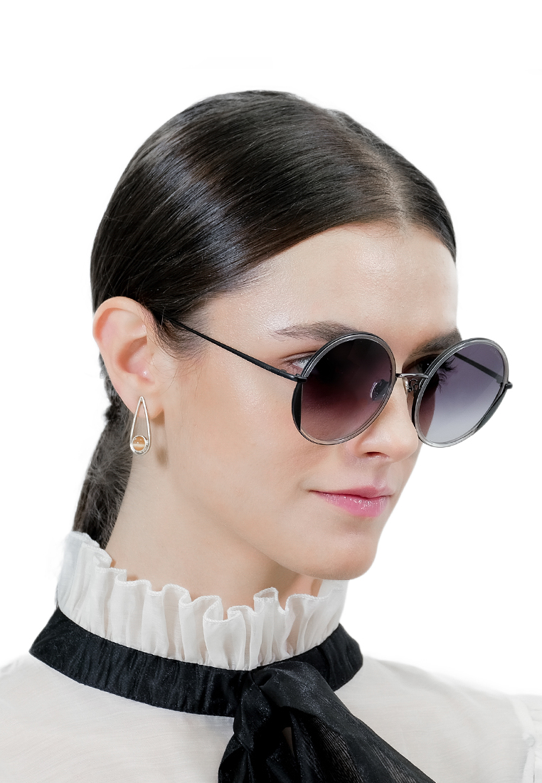 Jill Stuart JILL STUART Adley JS30006-C04-57 圓形膠板材&金屬太陽眼鏡